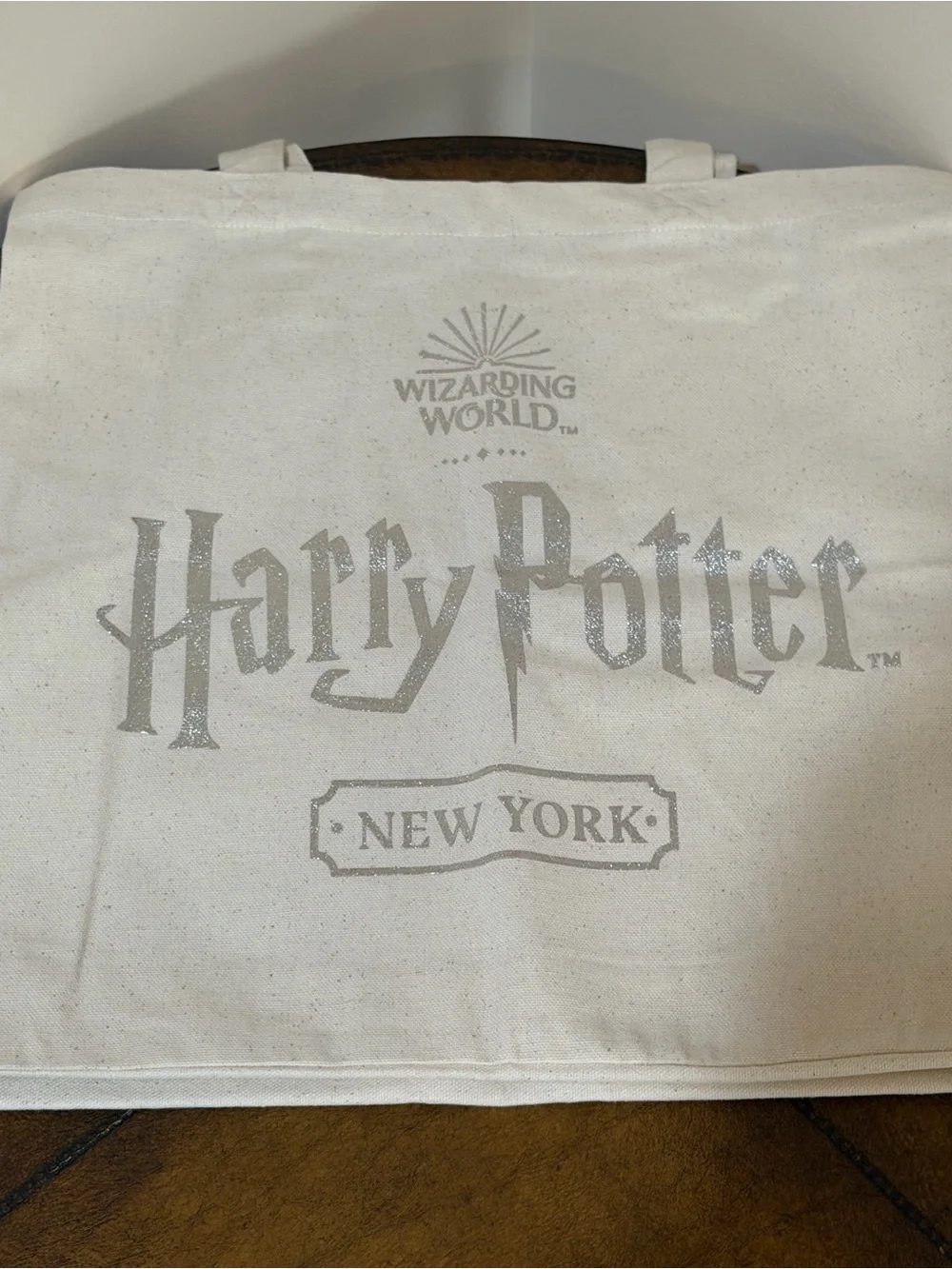 NEW HARRY POTTER SHOP NEW YORK CITY TOTE BAG, BAG & BOOKMARK